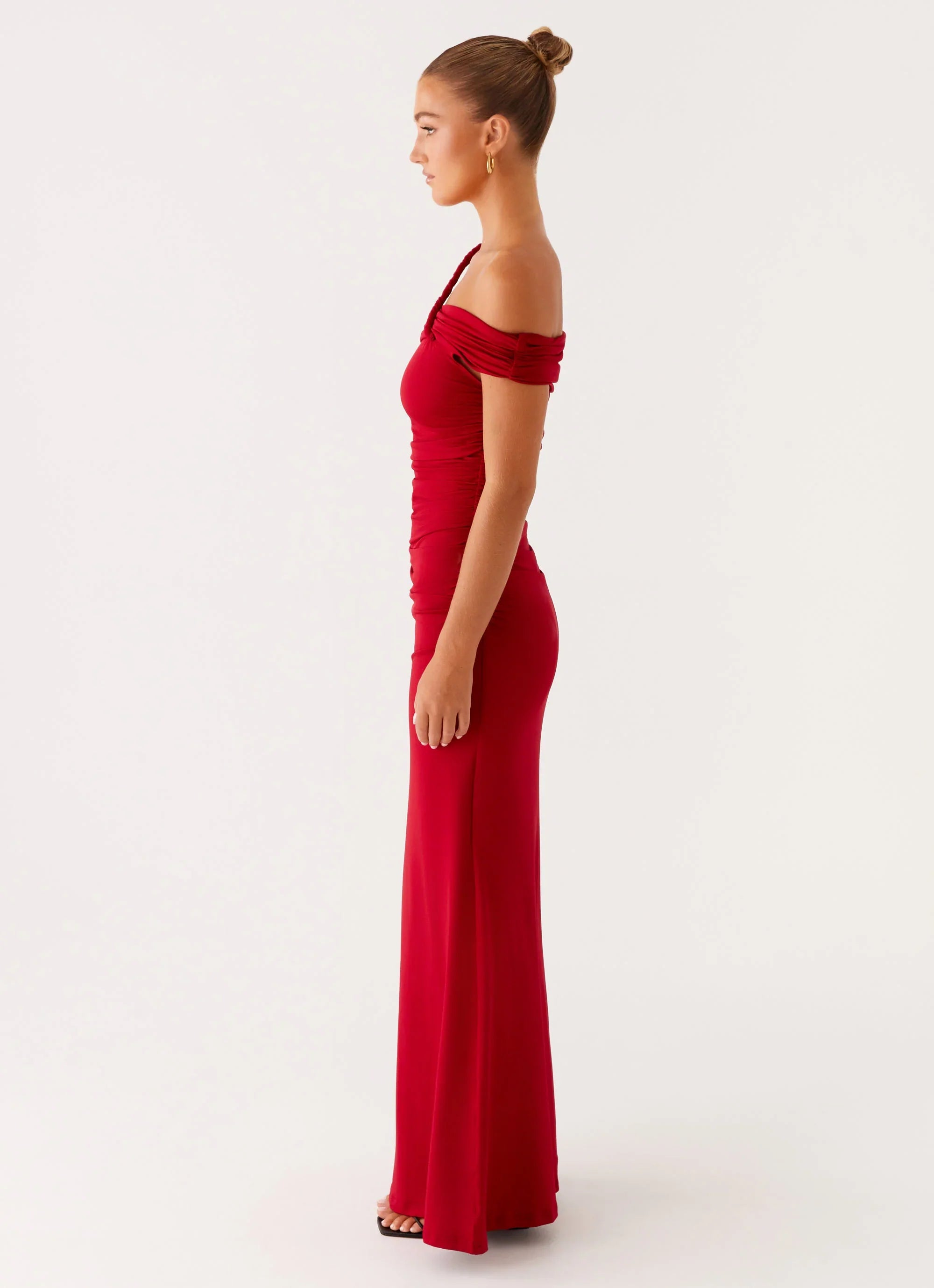 After This Maxi Dress - Raspberry
